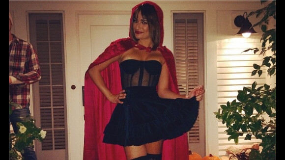 Lea Michele, chaperon rouge ultra sexy pour Halloween