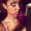 Shy'm flippante sur Instagram pour Halloween, le 31 octobre 2014