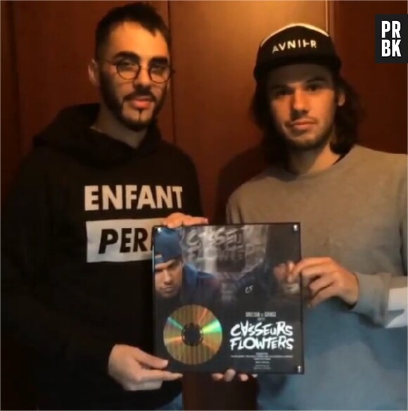 Orelsan et Gringe explosent leur disque d'or sur Instagram