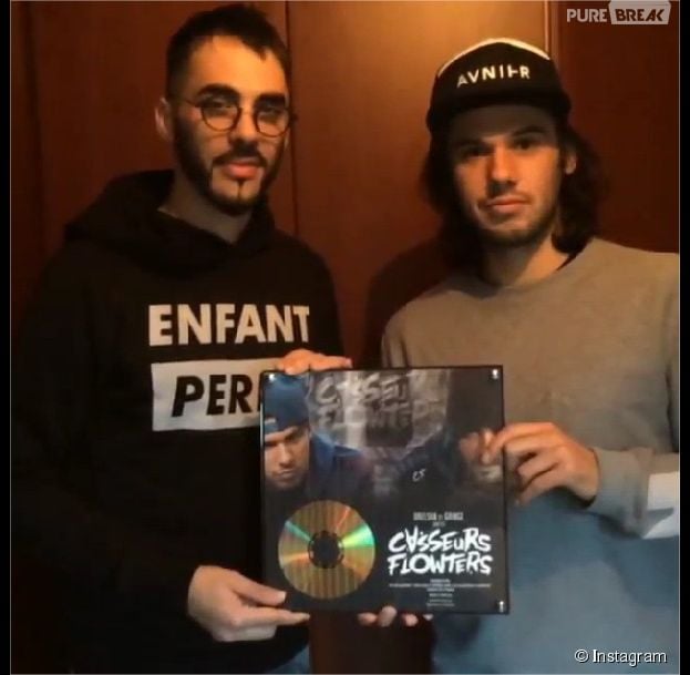 Orelsan et Gringe explosent leur disque d'or sur Instagram