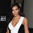  Kim Kardashian montre ses seins à Londres, le 3 septembre 2014 