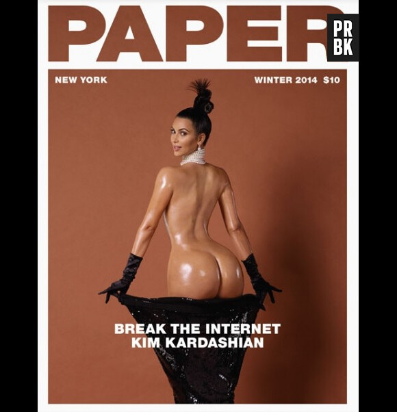 Kim Kardashian, fesses nues pour Jean-Paul Goude et Paper Magazine