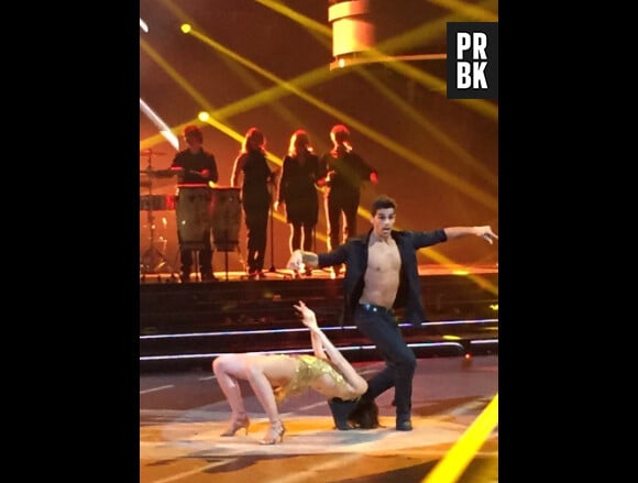 Nathalie Péchalat et Christophe Licata dans Danse avec les stars 5, le 15 novembre 2014 sur TF1