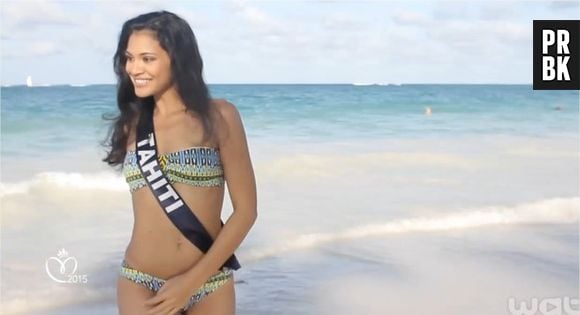 Miss France 2015 : les candidates sexy en maillots de bain pour un shooting sur la plage à Punta Cana, novembre 2014