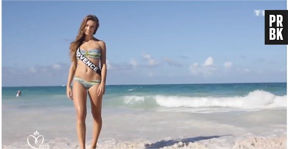 Miss France 2015 : les candidates sexy en maillots de bain pour un shooting sur la plage à Punta Cana, novembre 2014