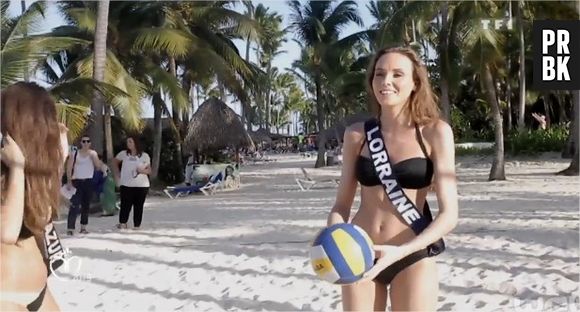 Miss France 2015 : les candidates sexy en maillots de bain pour un shooting sur la plage à Punta Cana, novembre 2014