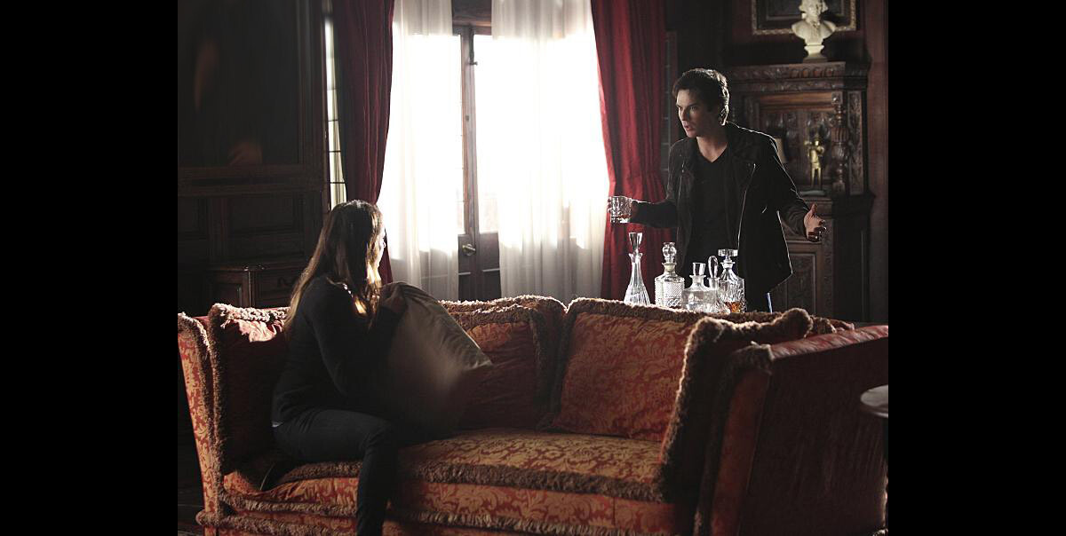 Photo : The Vampire Diaries saison 6, épisode 9 : Nina Dobrev et Ian