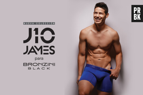 James Rodriguez devient la nouvelle égérie des sous-vêtements Bronzini