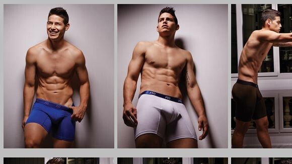 James Rodriguez égérie d'une ligne de boxers : plus sexy que CR7 ?