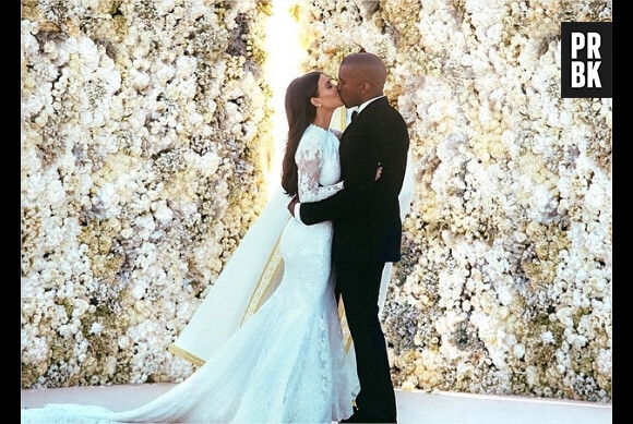 Kim Kardashian et Kanye West : leur photo de mariage numéro 1 d'Instagram en 2014