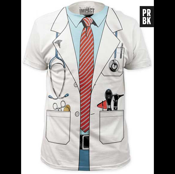 Les meilleurs produits dérivés séries et ciné : T-shirt blouse de Grey's Anatomy