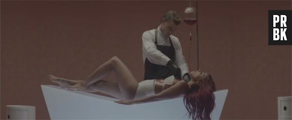 Shy'm dans le clip de L'effet de serre