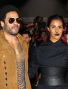  Shy'm et Lenny Kravitz sur le tapis rouge des NMA 2014, le 13 d&eacute;cembre &agrave; Cannes 