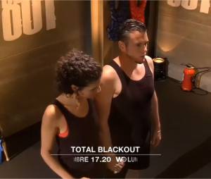 Norbert Tarayre et sa femme Amandine dans Total Black Out sur W9