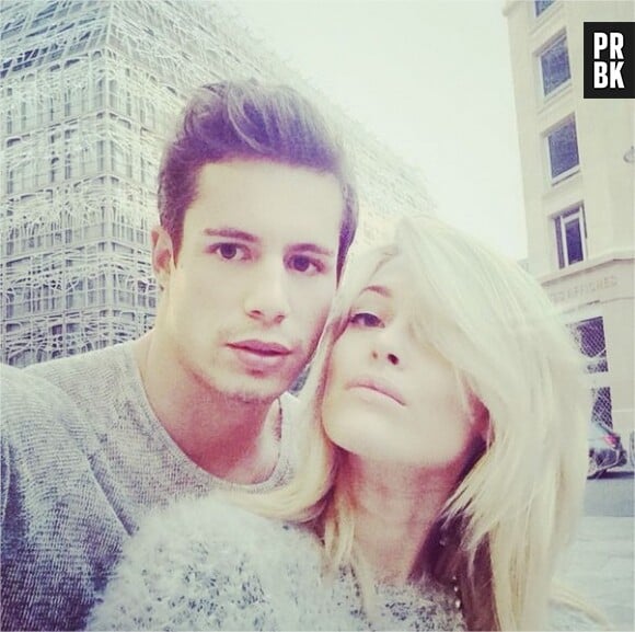 Caroline Receveur et Valentin Lucas sur une photo postée sur Instagram