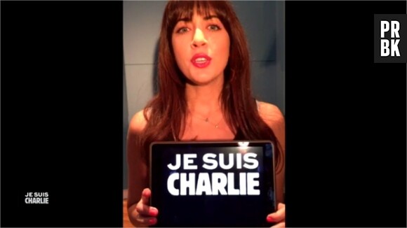 Nolwenn Leroy participe à la vidéo hommage à Charlie Hebdo du Grand Journal