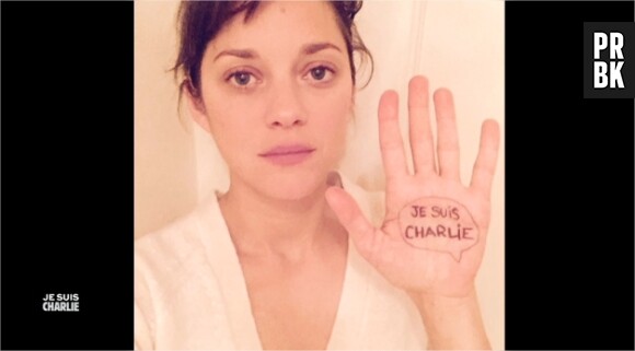 Marion Cotillard participe à la vidéo hommage à Charlie Hebdo du Grand Journal