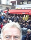 Franck Dubosc lors de la marche républicaine organisée à Paris et dans toute la France le 11 janvier 2015, après l'attentat meurtrier de Charlie Hebdo