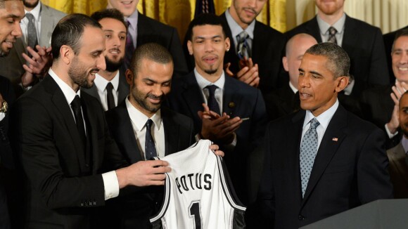 Tony Parker et les Spurs honorés par Barack Obama : "Difficile de ne pas les aimer"