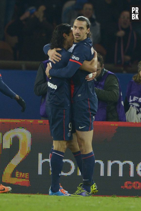 Zlatan Ibrahimovic et Edinson Cavani : la guerre après les câlins ?