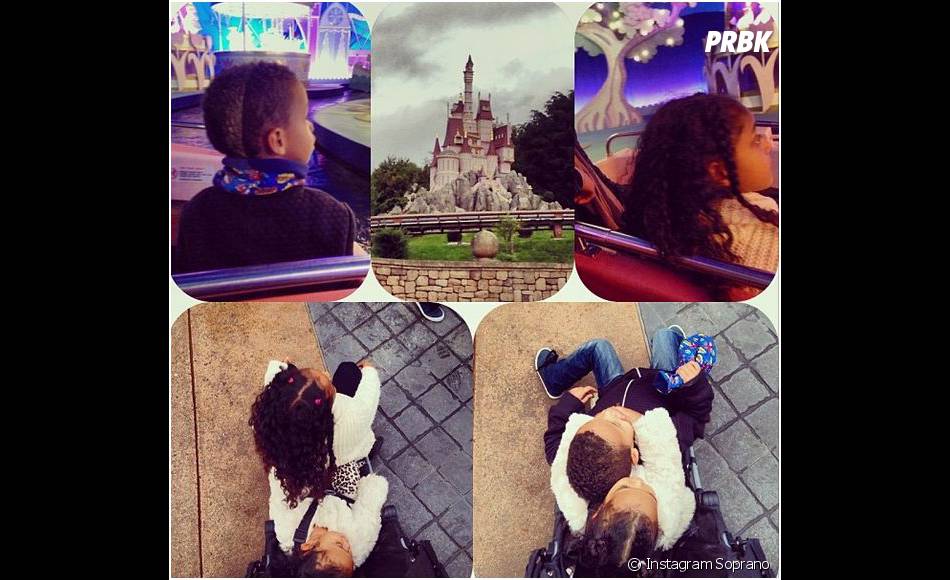 soprano journee a disney avec ses trois enfants purebreak