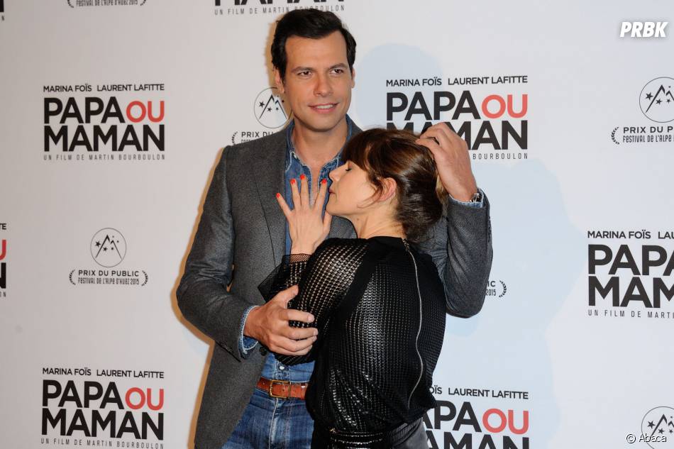 Marina Fois Et Laurent Lafitte Delirants A L Avant Premiere De Papa Ou Maman Le 26 Janvier 2015 A Paris Purebreak