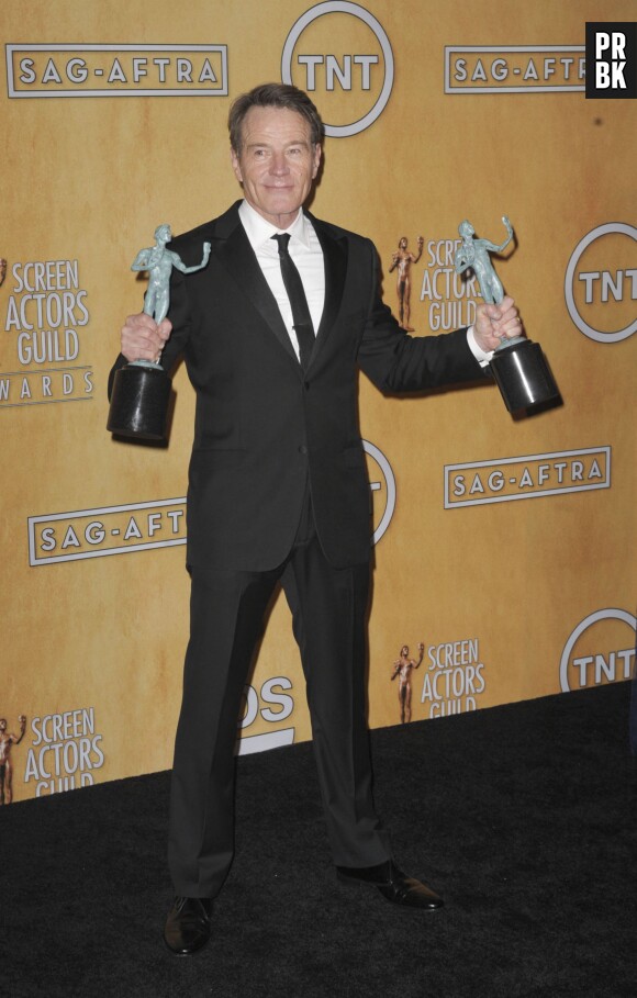 Bryan Cranston durant la cérémonie des Screen Actors Guild Awards