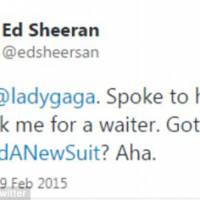 Ed Sheeran : moment de honte aux Grammy Awards &quot;Lady Gaga m&#039;a pris pour un serveur&quot;