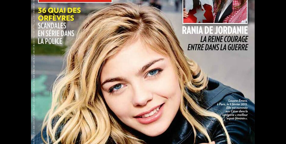 Louane en Une du magazine Paris Match