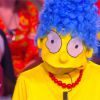 Isabelle Morini Bosc déguisée en Marge Simpson pour la spéciale Mardi Gras de Touche pas à mon poste le 17 février 2015 sur D8
