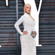 Christina Aguilera à l'after party des Oscars 2015 organisée par Vanity Fair le 22 février