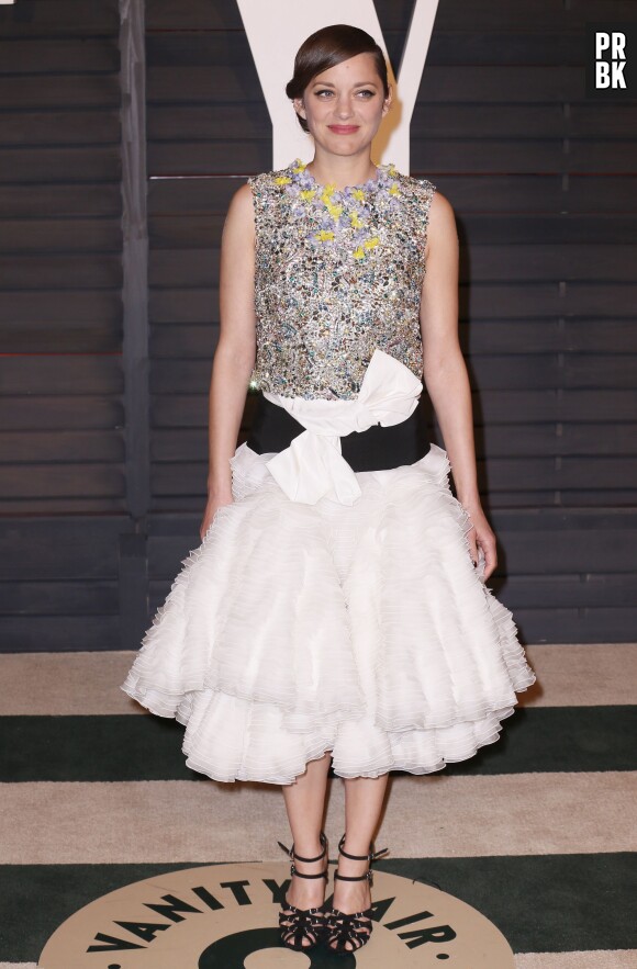 Marion Cotillard à l'after party des Oscars 2015 organisée par Vanity Fair le 22 février