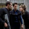 Divergente 2 : Theo James, Miles Teller et Shailene Woodley sur une photo
