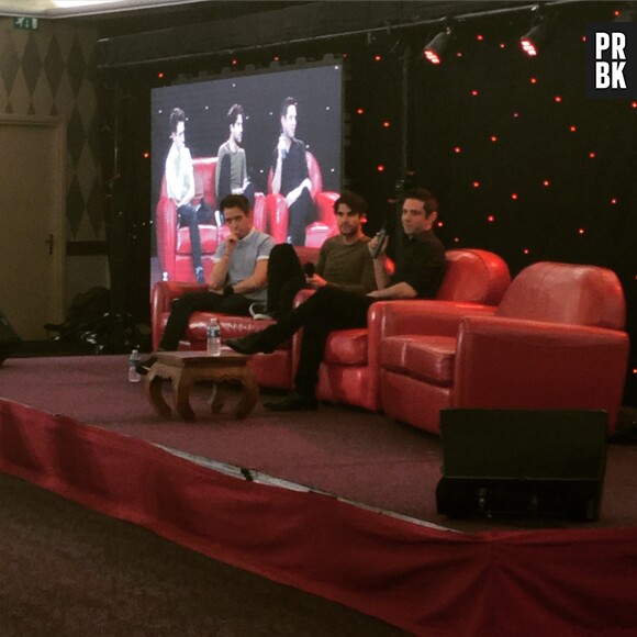 Kevin McHale et Darren Criss à la convention Gleek Reunion les 21 et 22 mars 2015 à Paris