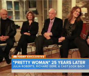 Pretty Woman : Julia Roberts, Richard Gere et tout le casting du film réunis sur le plateau du Today Show de NBC, le 23 mars 2015