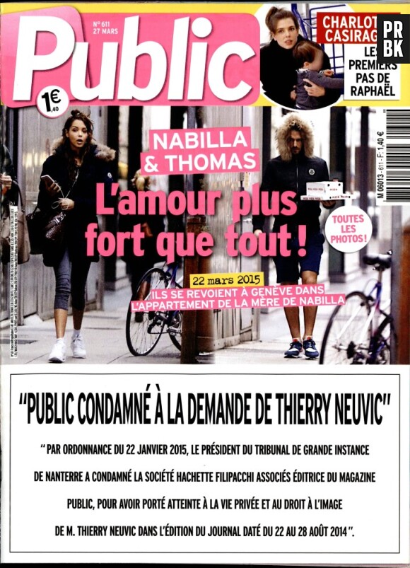 Nabilla Benattia et Thomas Vergara réunis à Genève sur la couverture du Public n°611 ?