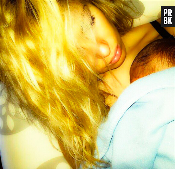 Stéphanie Clerbois : photo avec son fils Lyam sur Instagram