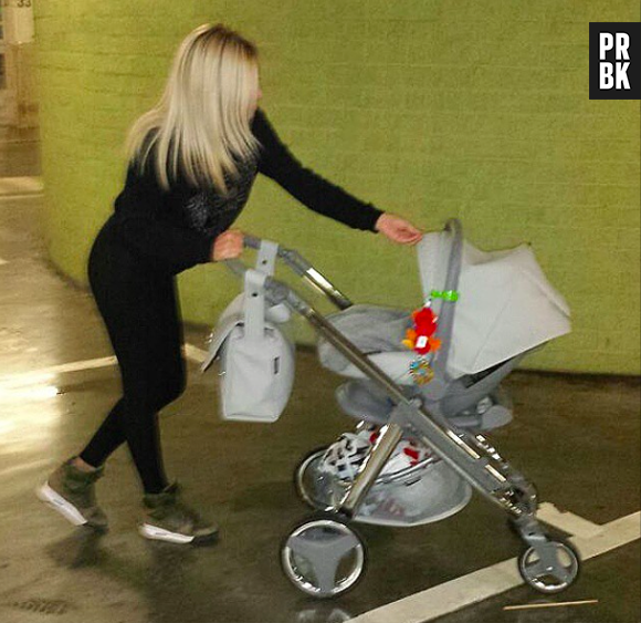 Stéphanie Clerbois gaga de son fils Lyam