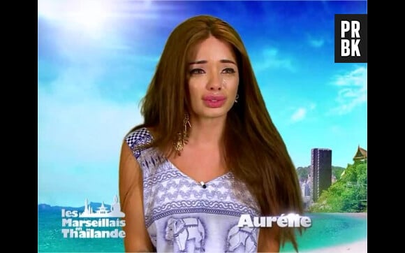 Aurélie (Les Marseillais en Thaïlande) en larmes dans l'épisode du 10 avril 2015 sur W9