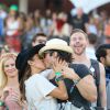 Ian Somerhalder et Nikki Reed amoureux au festival Coachella, le 11 avril 2015