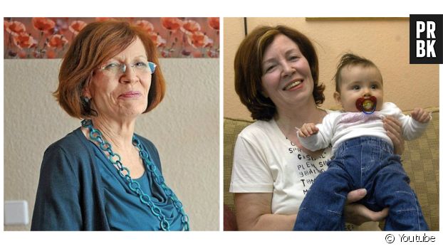 Un reportage du magazine EXTRA sur la grossesse d' Annegret Raunigk à 65 ans.