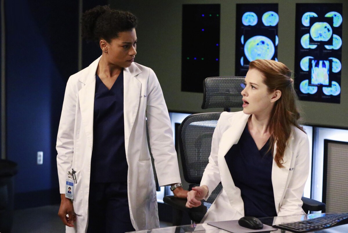 Photo : Grey's Anatomy saison 11, épisode 20 : April et Maggie sur une
