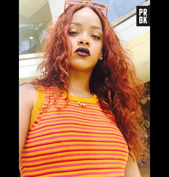 Rihanna rousse et sexy en bikini sur Instagram, avril 2015