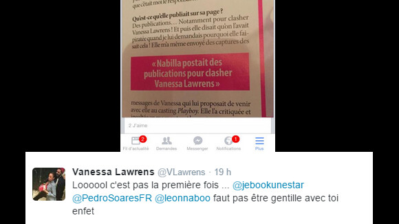 Nabilla Benattia : la guerre avec Vanessa Lawrens reprend sur Twitter