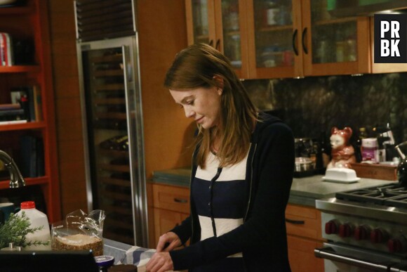 Grey's Anatomy saison 11, épisode 22 : Ellen Pompeo (Meredith) sur une photo