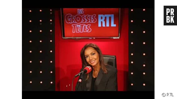 Karine Le Marchand : confidences sur son nom de famille dans Les Grosses Têtes, le 30 avril 2015 sur RTL