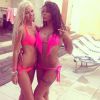 Shanna et Jessica des Marseillais en bikini
