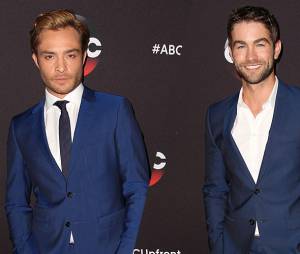 Ed Westwick et Chace Crawford aux Upfronts de ABC le 12 mai 2015