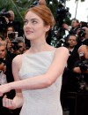 Emma Stone sublime sur le tapis rouge, le 15 mai 2015 au festival de Cannes