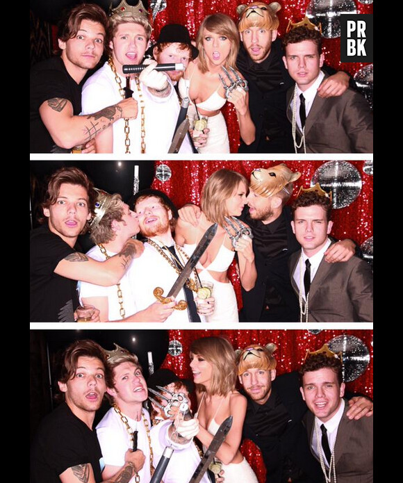 Taylor Swift embrasse Calvin Harris et retrouve Harry Styles aux Billboard Music Awards 2015